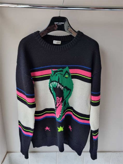 Saint Laurent Paris Dinosaur Sweater 